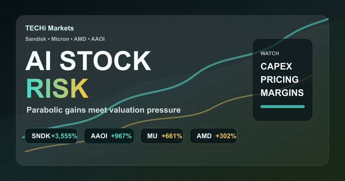 Sandisk, Micron, AMD and AAOI Show the New Risk in AI Stocks