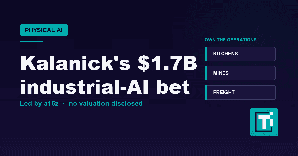 Kalanick's Atoms Raised $1.7B to Own the Machines, Not Sell Them