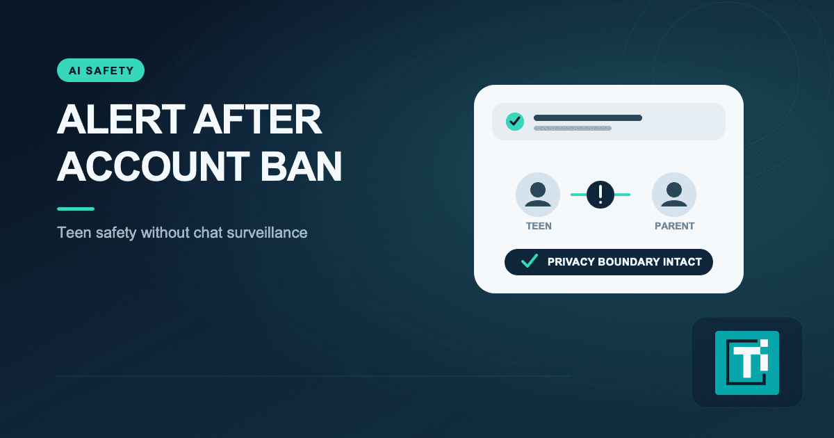 OpenAI’s New Teen Alert Comes After a ChatGPT Account Ban
