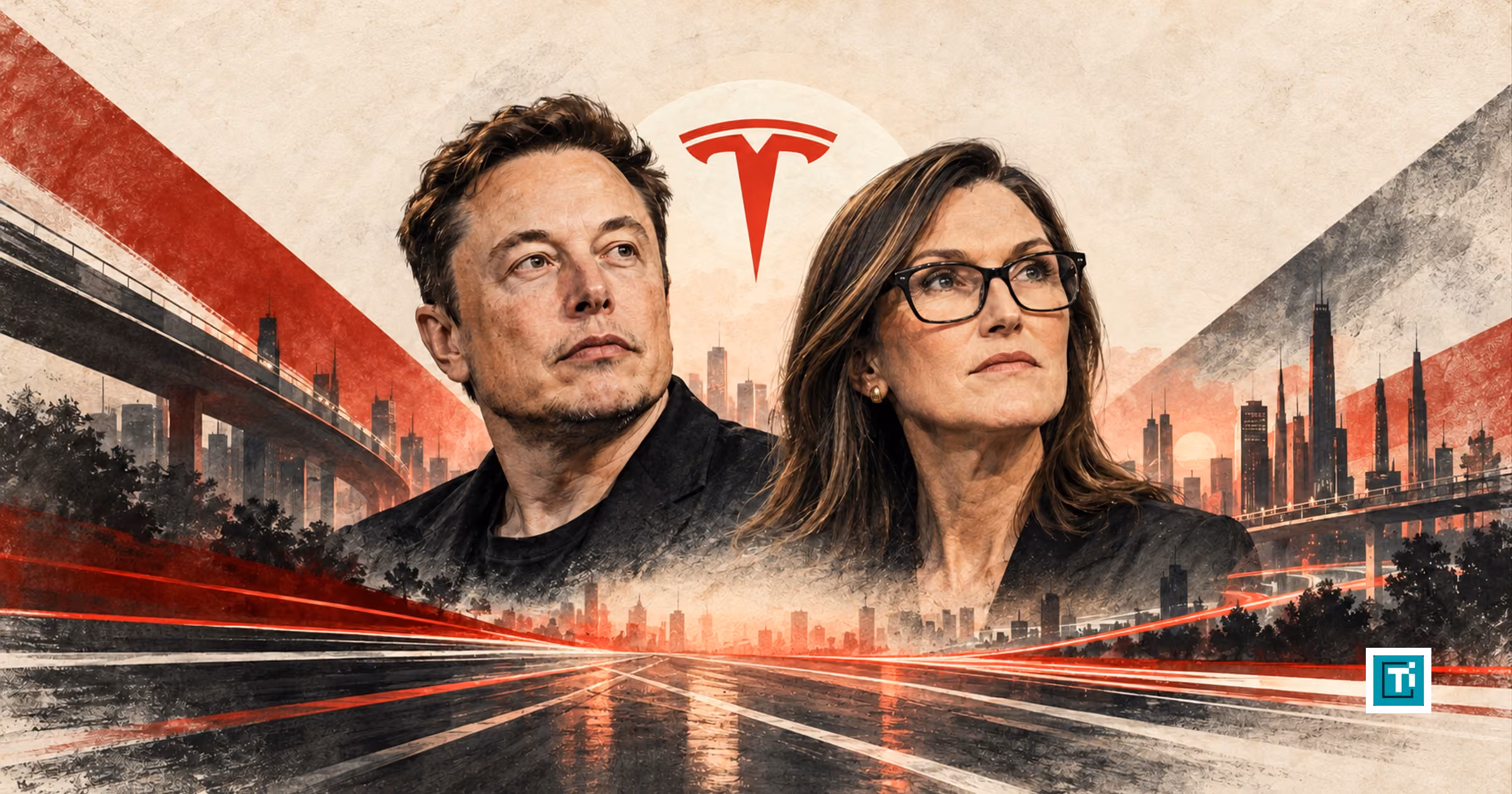 Cathie Wood’s $4,400 Tesla Bet Puts Robotaxis in the Driver’s Seat