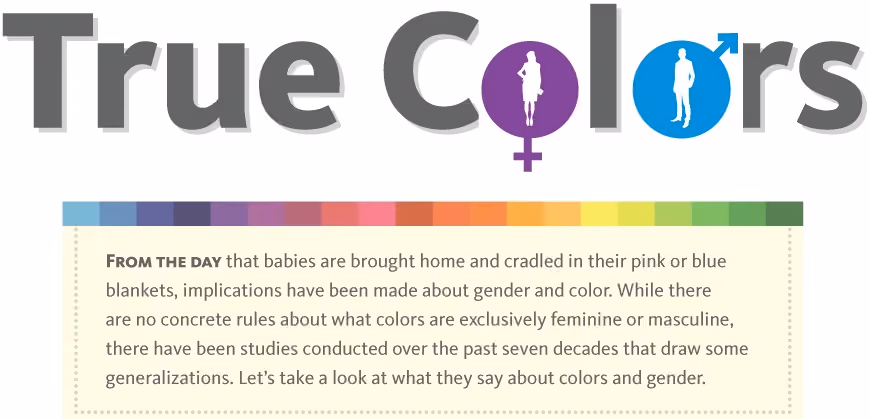 It goes beyond culture. There is science behind the gender-relationships when it comes to colors.