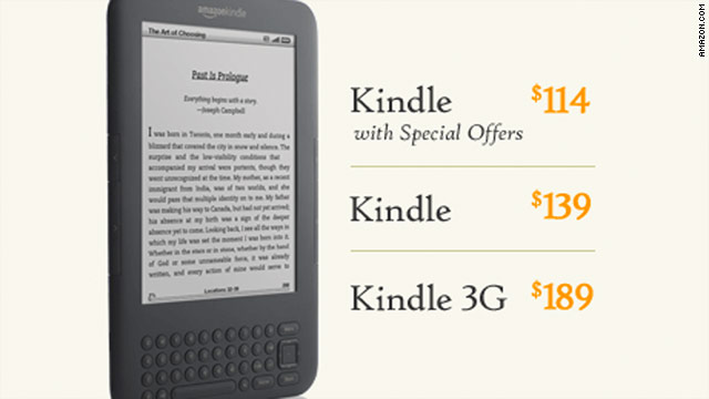 Amazon cheapens the Kindle, for a price