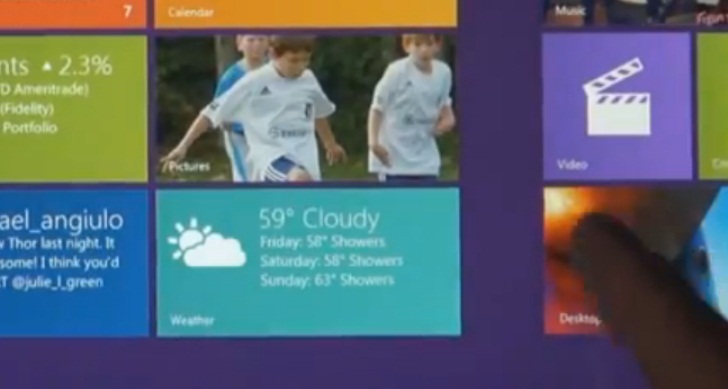 Windows 8 user interface