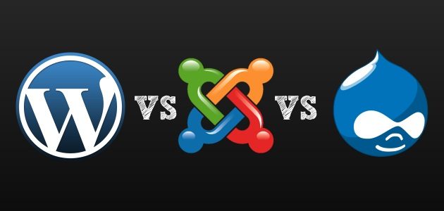 Wordpress vs Drupal vs Joomla
