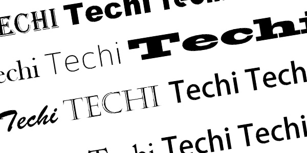 Techi Typeface