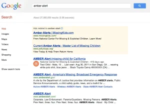 Google adds AMBER Alerts