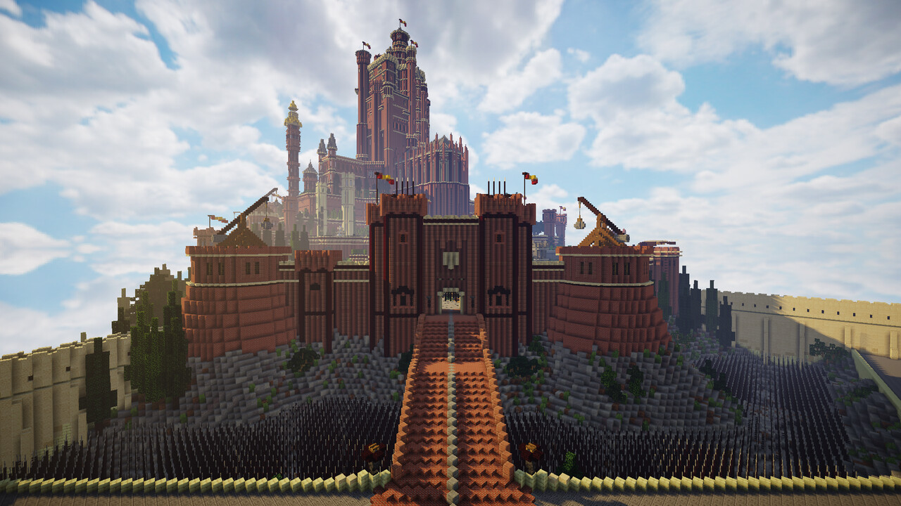 The Minecraft treatment of King's Landing from Game of Thrones is absolutely mind-blowing