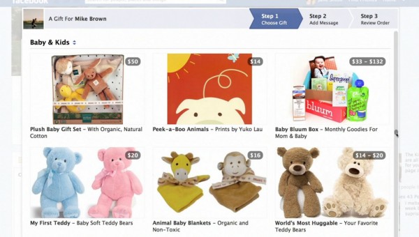 Facebook's first foray into physical gifts fails