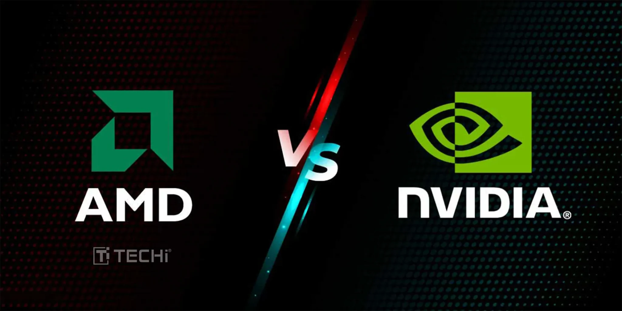 AMD vs Nvidia stock comparison showing both AI chip makers competing for data center dominance in 2026